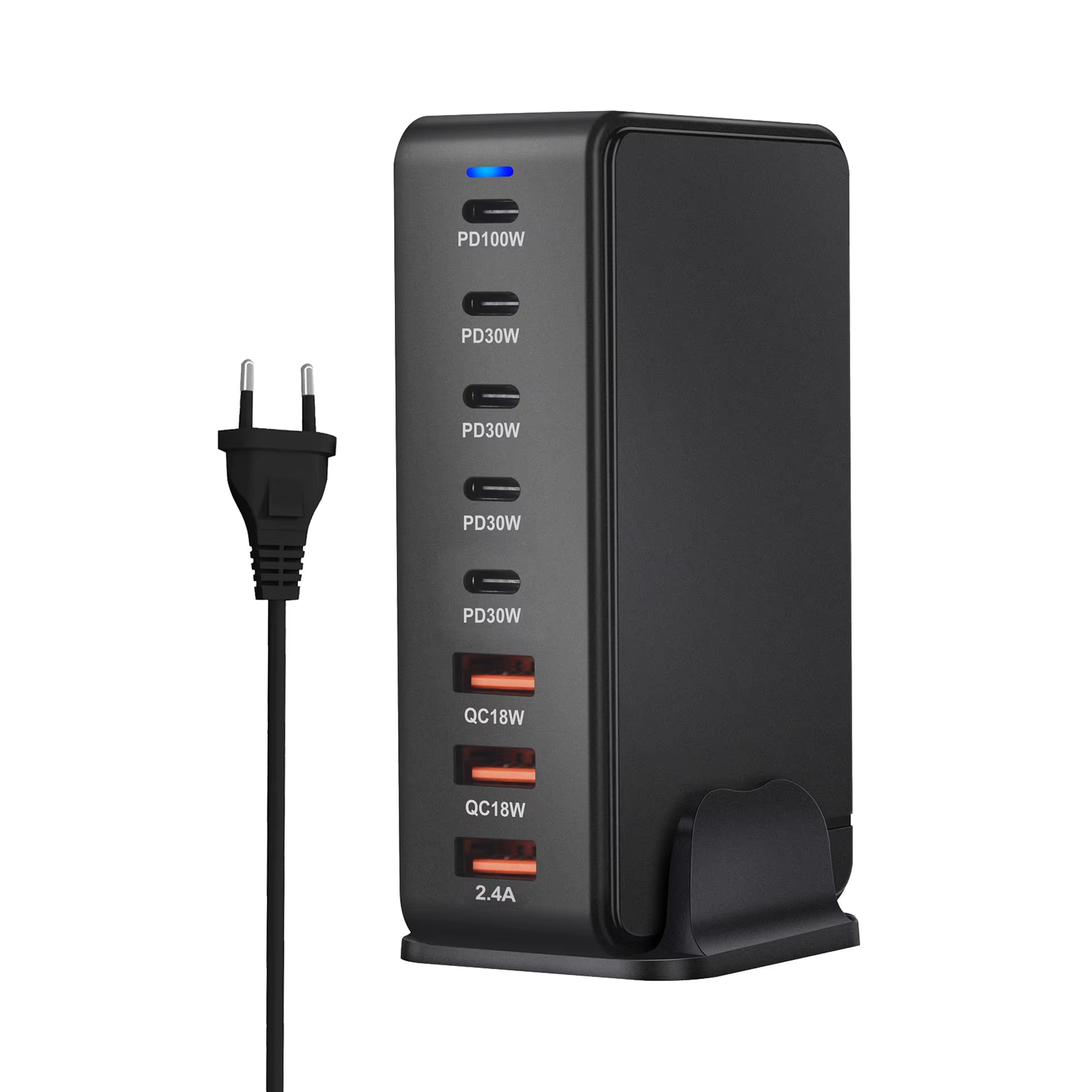 268W Desktop GaN Fast Charger 8-Port