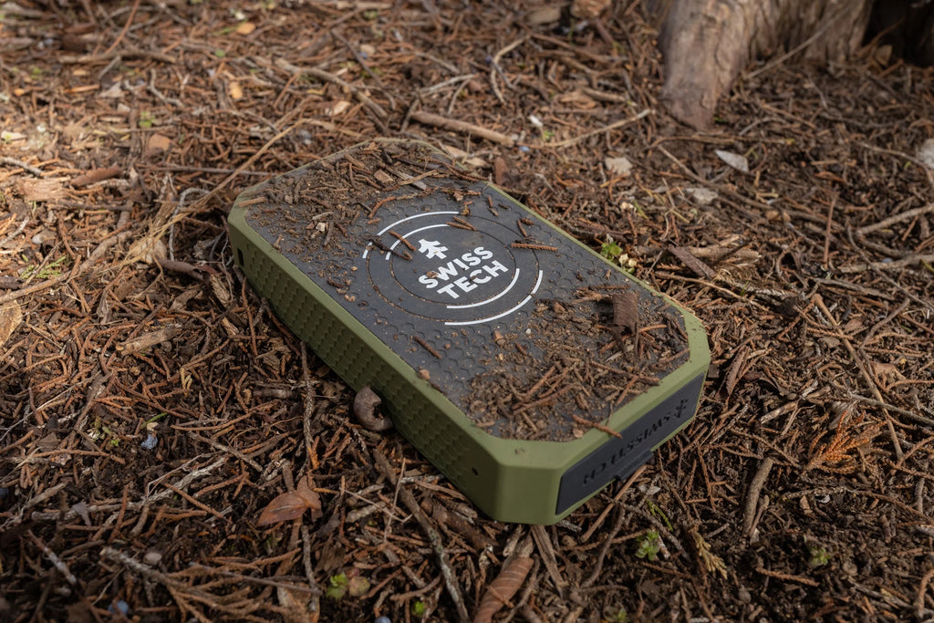 20000Mah Wireless Power Bank with Flashlight, Charging Pad & IP54 Protection