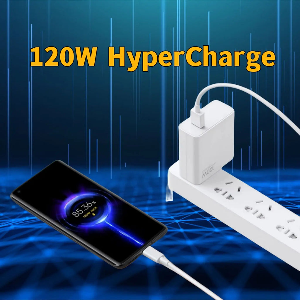 Xiaomi Original 120W Turbo-Hypercharge Fast Charger