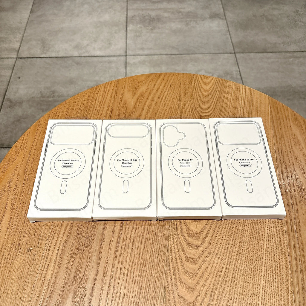 Original for Magsafe Magnetic Wireless Charging Case for  17 Air 16 15 14 13 12 11 Pro Max 17 plus Mini Clear Back Cover