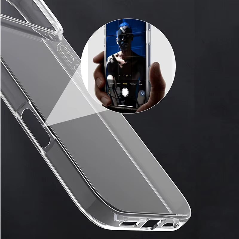 Ultra Thin Clear Shockproof Phone Case for Iphone 17 Pro Max Transparent Soft Silicone TPU Cases for Iphone 17 Air Back Cover
