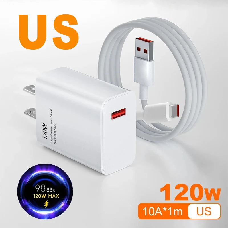 Xiaomi Original 120W Turbo-Hypercharge Fast Charger